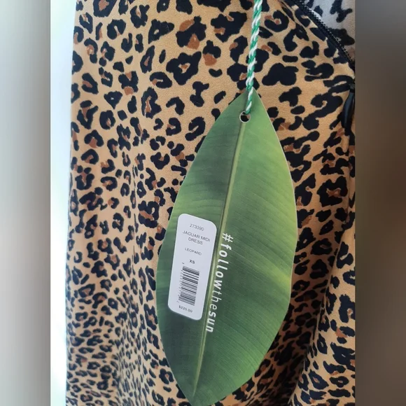 Gorgeous Farm Rio Jaguar Midi Dress NWT - Picture 8 of 8